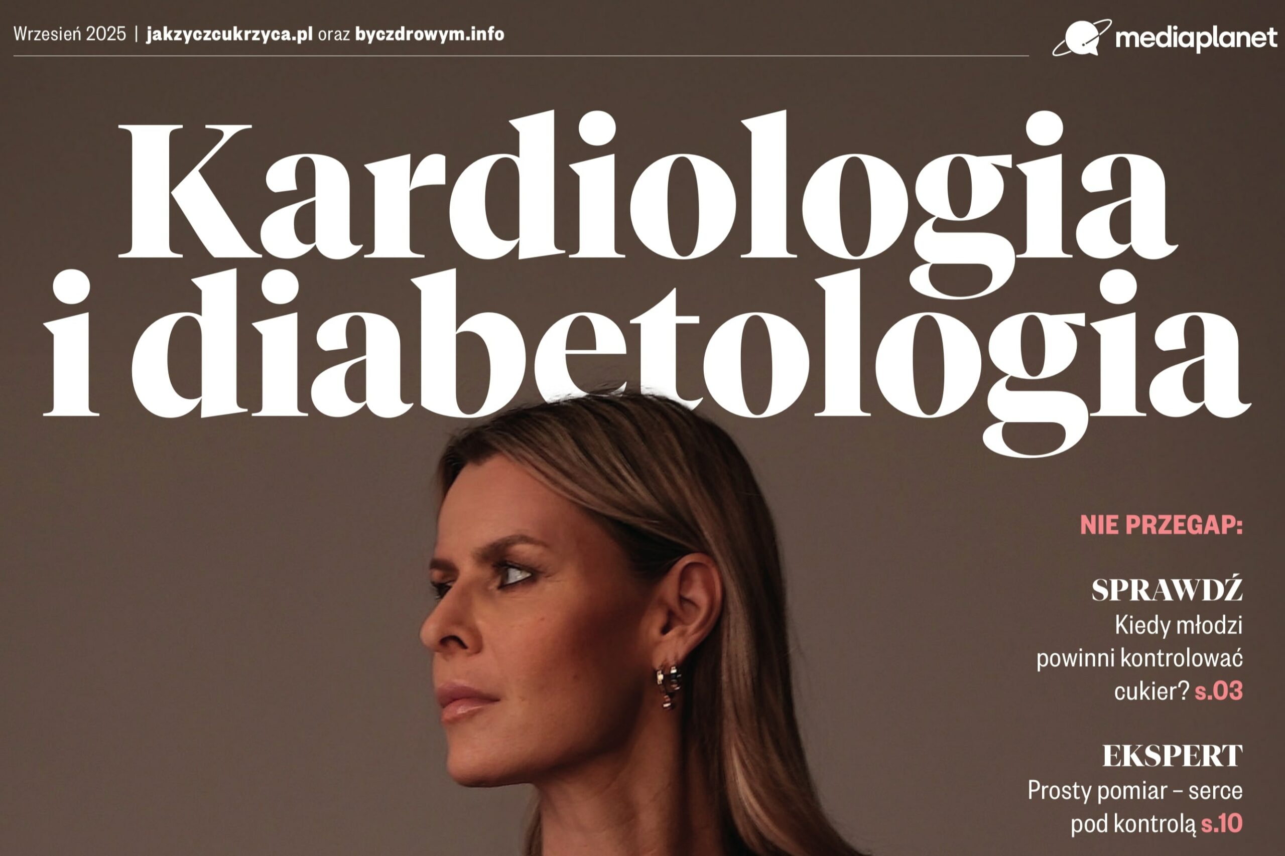 Okładka kampanii "Kardiologia i diabetologia" – wrzesień 2025. Tekst, zdjęcie Marty Wiśniewskiej "Mandaryny"