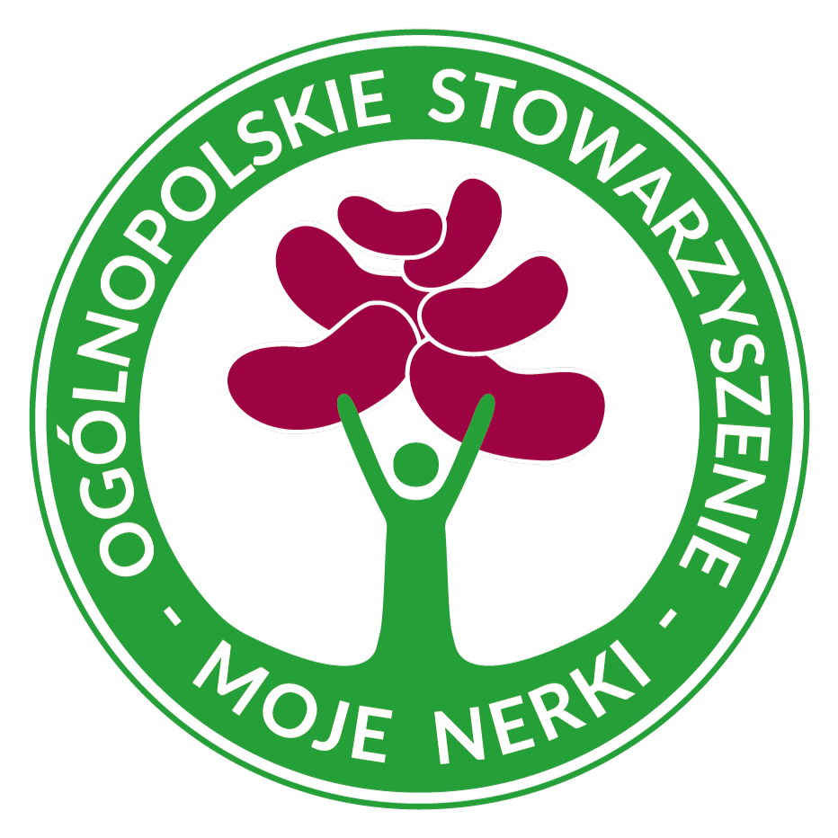Okrągłe Logo Ogólnopolskiego Stowarzyszenia Moje Nerki