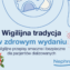 grafika z napisem wigilijna tradycja w zdrowym wydaniu
